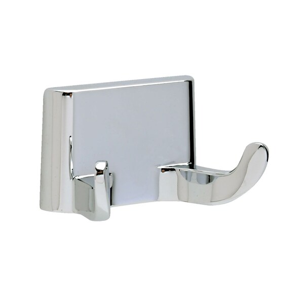 Pamex Corona Collection Double Robe Hook Bright Chrome Finish BC3CP22 - main